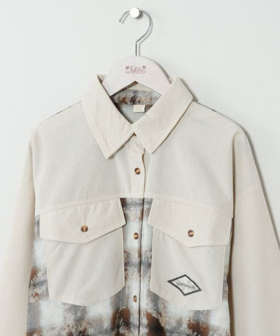 SURF＆Palms Patchwork Shirt Dress