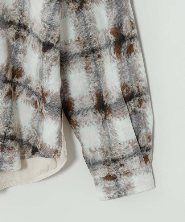 SURF＆Palms Patchwork Shirt for Men