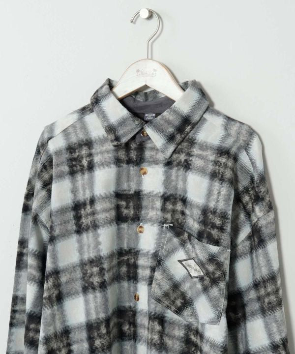 SURF＆Palms Patchwork Shirt for Men