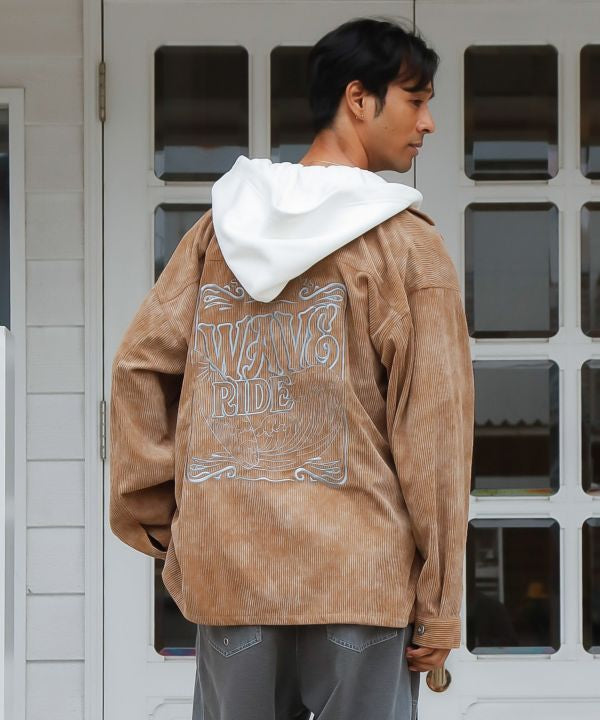 SURF＆Palms Wide-Wale Corduroy Jacket for Men