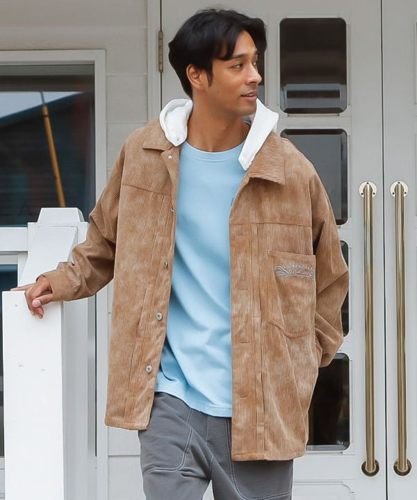 SURF＆Palms Wide-Wale Corduroy Jacket for Men