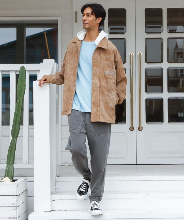 SURF＆Palms Wide-Wale Corduroy Jacket for Men