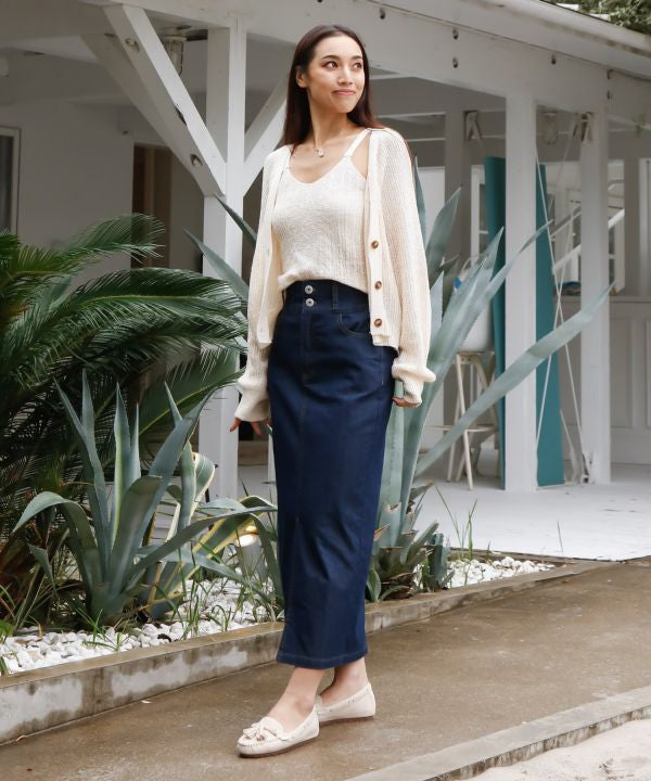 SURF＆Palms Comfort Stretch Denim Skirt