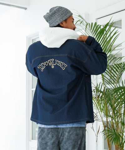 SURF＆Palms Comfort Stretch Denim Jacket for Men