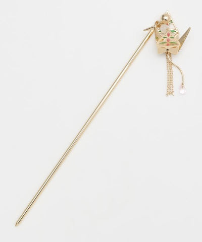 Metal Origami Crane KANZASHI Hairpin