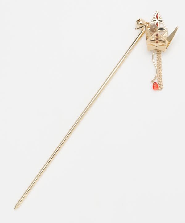 Metal Origami Crane KANZASHI Hairpin