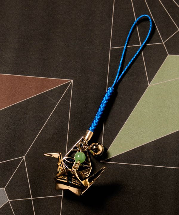 Metal Origami Crane Charm