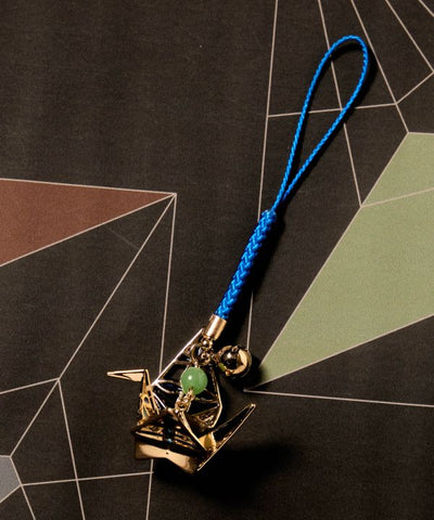 Metal Origami Crane Charm