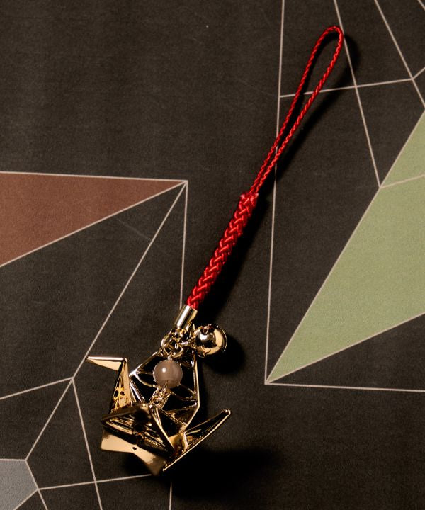 Metal Origami Crane Charm