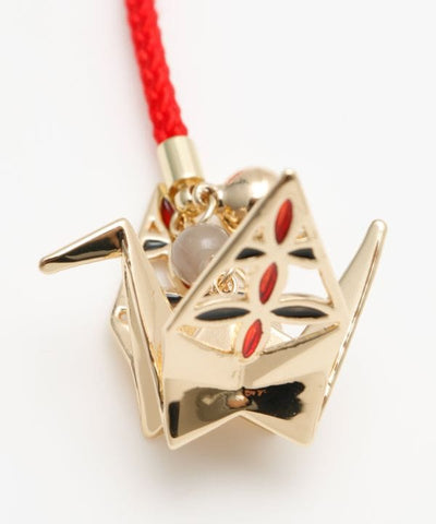 Metal Origami Crane Charm