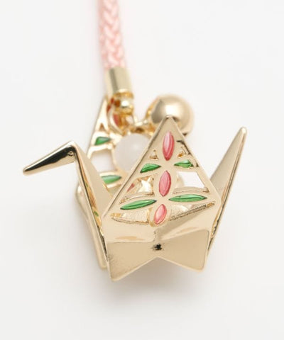 Metal Origami Crane Charm