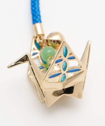 Metal Origami Crane Charm