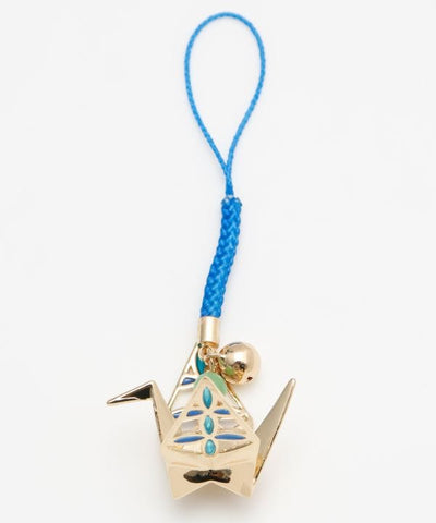 Metal Origami Crane Charm