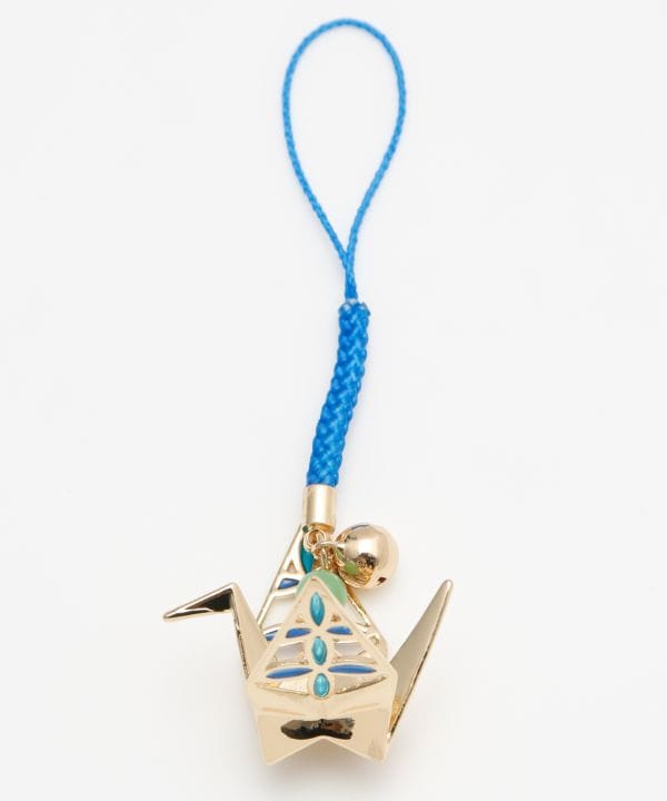 Metal Origami Crane Charm