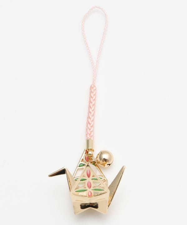 Metal Origami Crane Charm