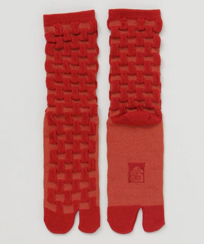 Ichimatsu Pattern Tabi Socks 23-25cm