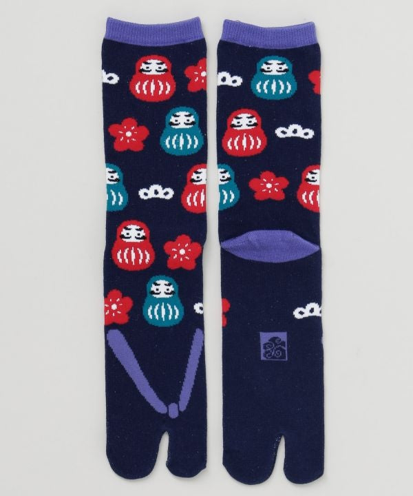 Playful Japanese Lucky Charm Tabi Socks 25-28cm