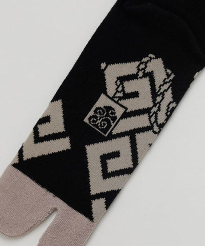 Modern Japanese Pattern Tabi Socks 25-28cm