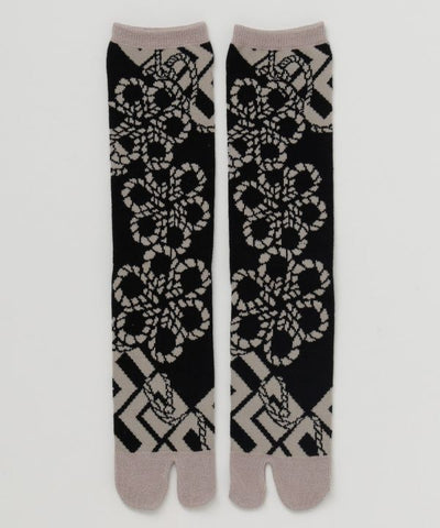 Modern Japanese Pattern Tabi Socks 25-28cm