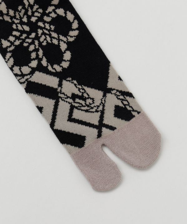 Modern Japanese Pattern Tabi Socks 25-28cm