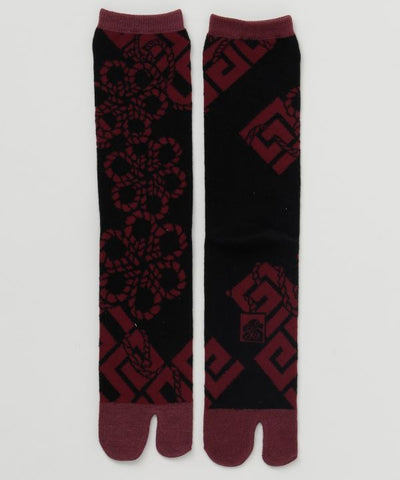 Modern Japanese Pattern Tabi Socks 25-28cm