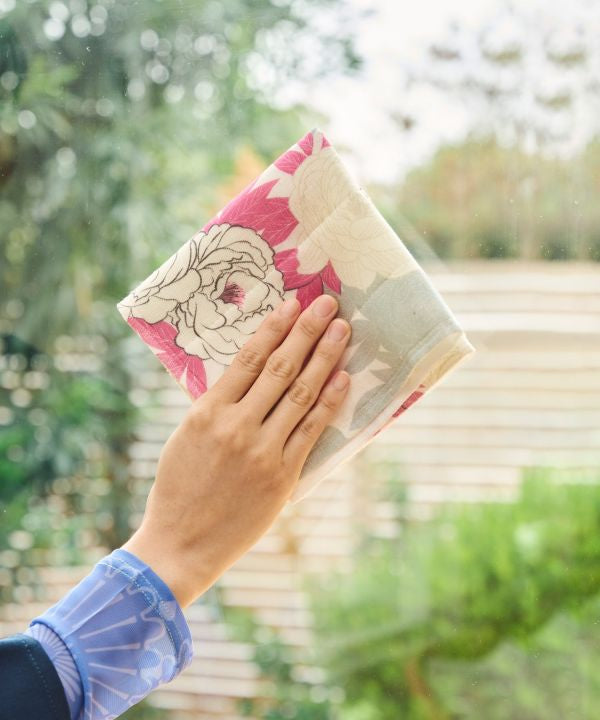 Modern Japanese Dishcloth - Spring Flower