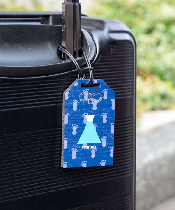 Omamori Style Wooden Luggage Tag
