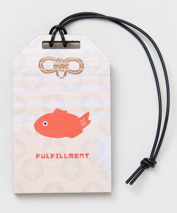 Omamori Style Wooden Luggage Tag