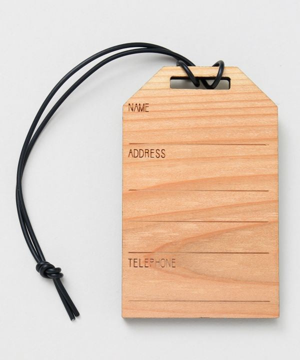 Omamori Style Wooden Luggage Tag