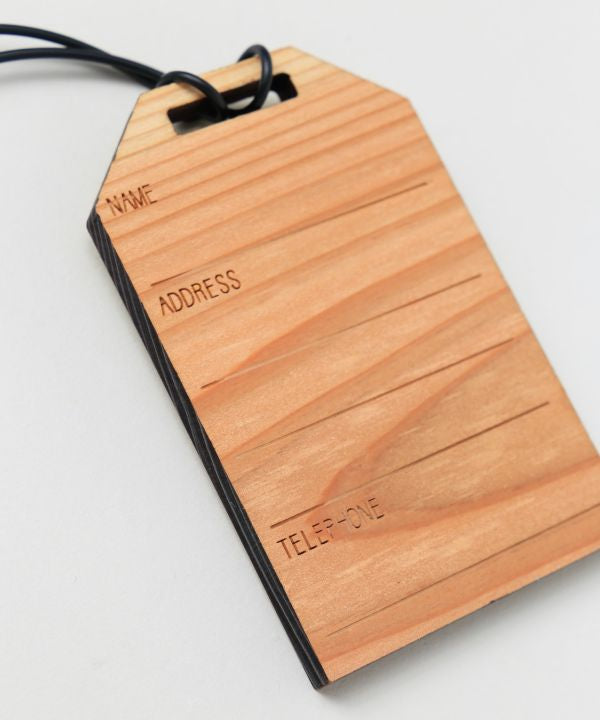 Omamori Style Wooden Luggage Tag