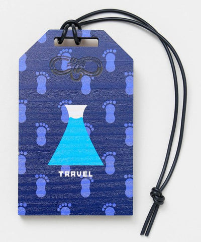 Omamori Style Wooden Luggage Tag