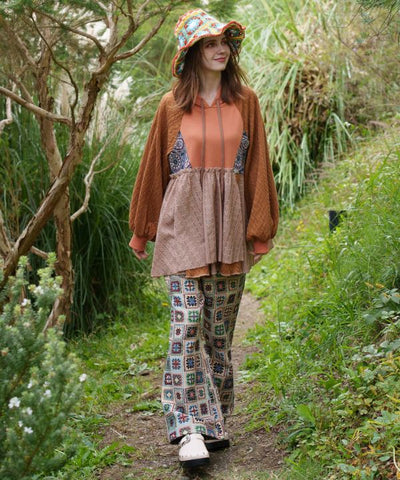 Bohemian Crochet-Style Bell Bottoms