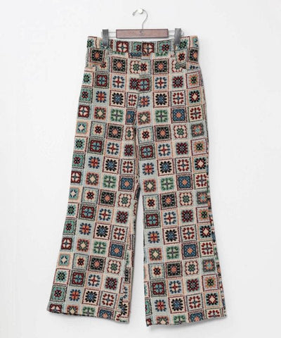 Bohemian Crochet-Style Bell Bottoms