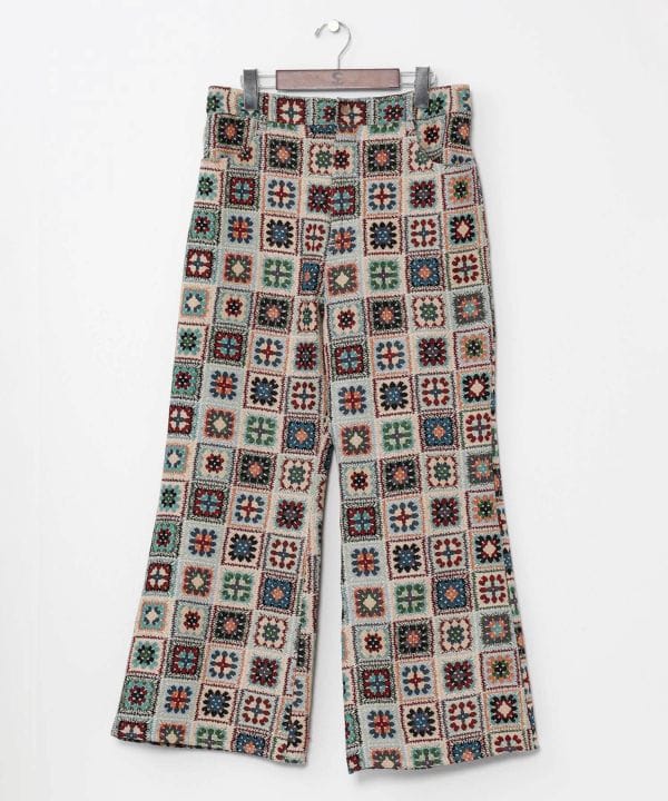 Bohemian Crochet-Style Bell Bottoms