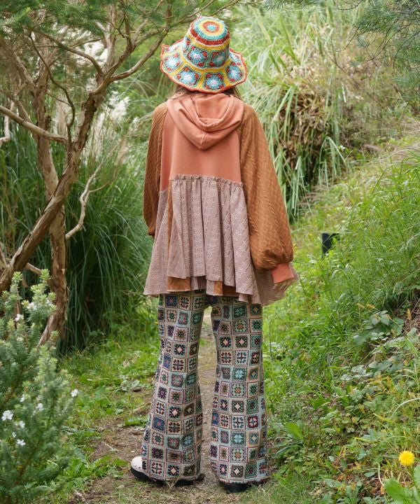 Bohemian Crochet-Style Bell Bottoms