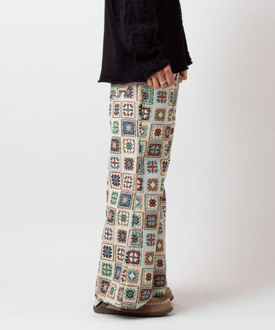 Crochet-Style Bell Bottoms for Men