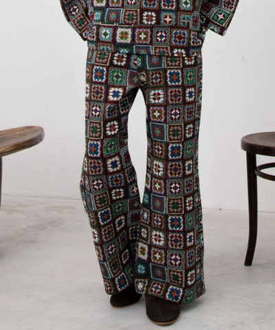 Crochet-Style Bell Bottoms for Men