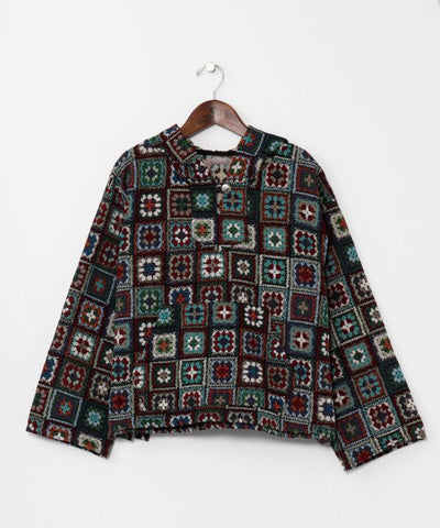 Bohemian Crochet-Style Top