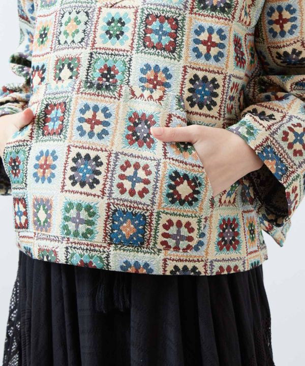 Bohemian Crochet-Style Top