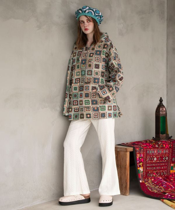 Stretch Lace Bootcut Pants