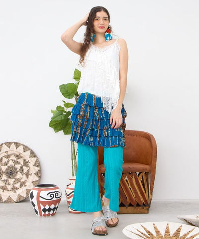 Stretch Lace Bootcut Pants