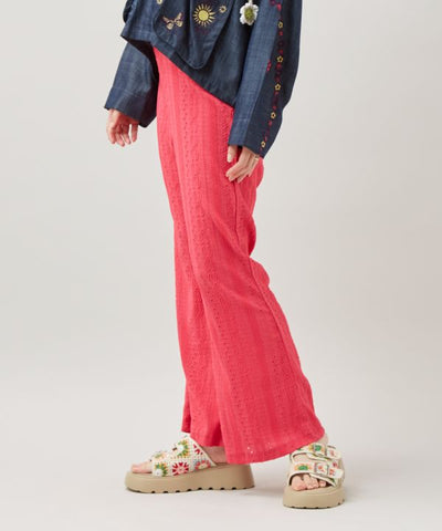 Stretch Lace Bootcut Pants