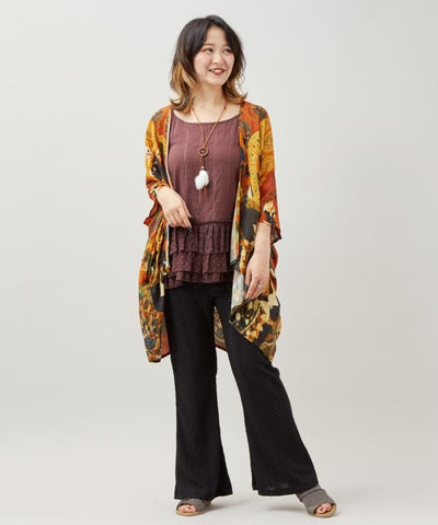 Stretch Lace Bootcut Pants