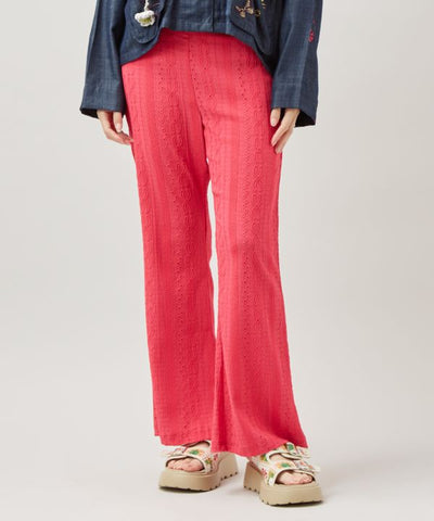 Stretch Lace Bootcut Pants