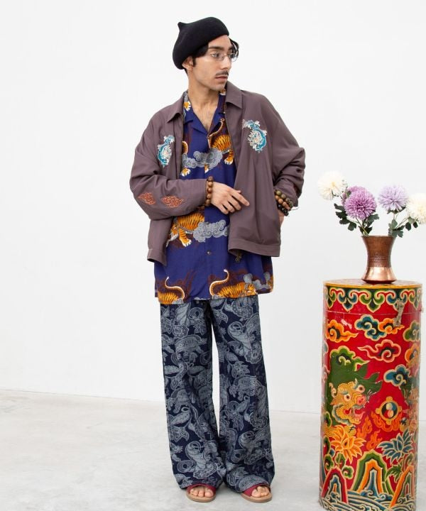 Versatile Silhouette Denim Pants