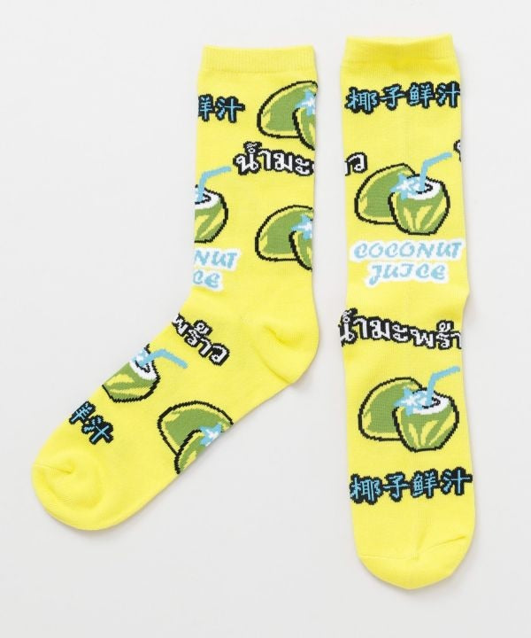 Thai Food Graphic Socks 25-28cm