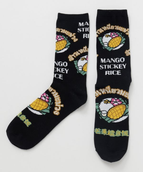Thai Food Graphic Socks 25-28cm