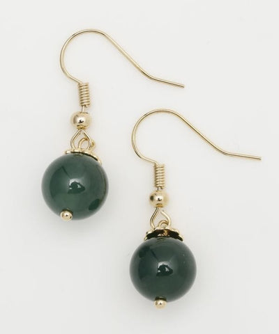 Jade Drop Earrings