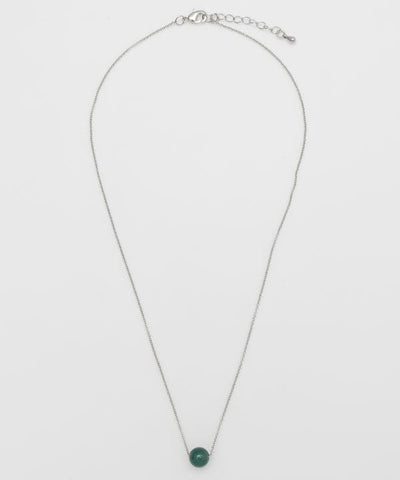 Minimal Jade Pendant Necklace