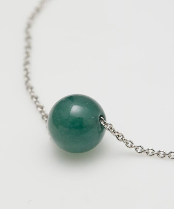 Minimal Jade Charm Bracelet